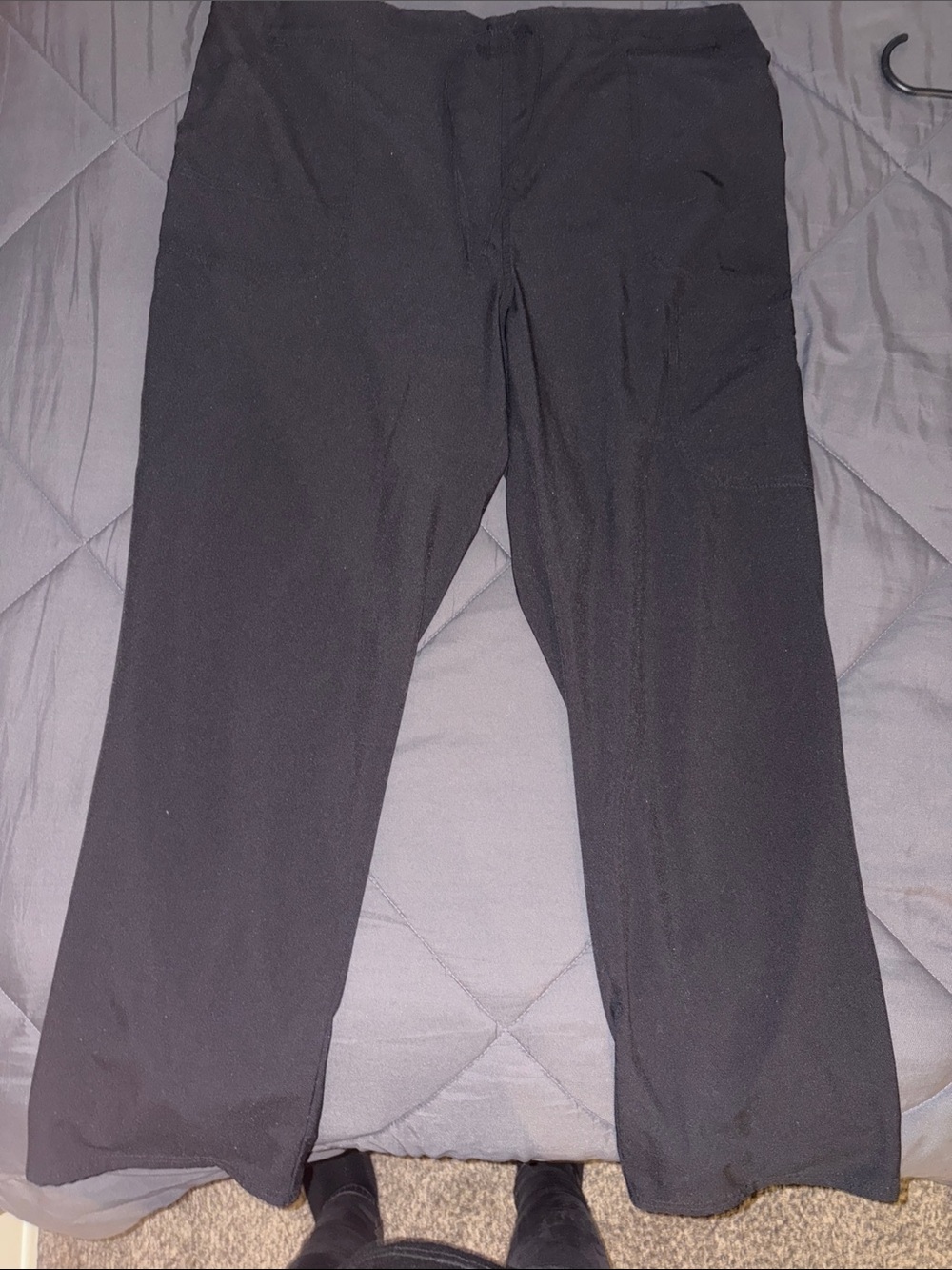 Black scrub pants